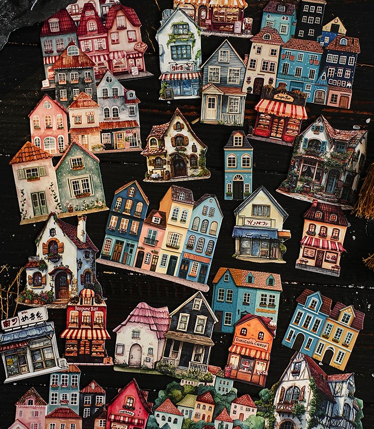 Casitas en Cartón Fino