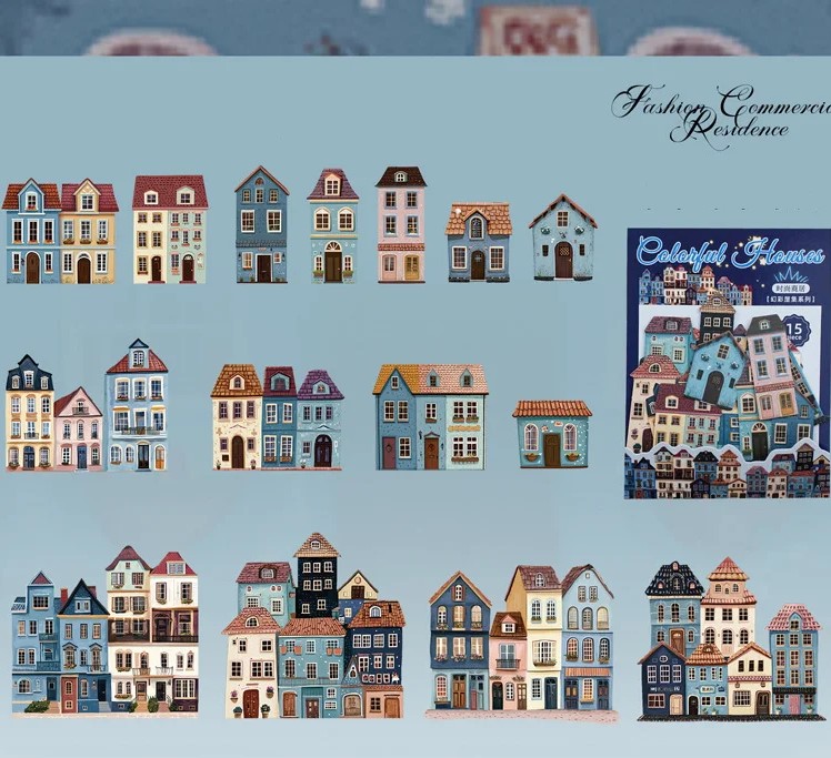 Casitas en Cartón Fino