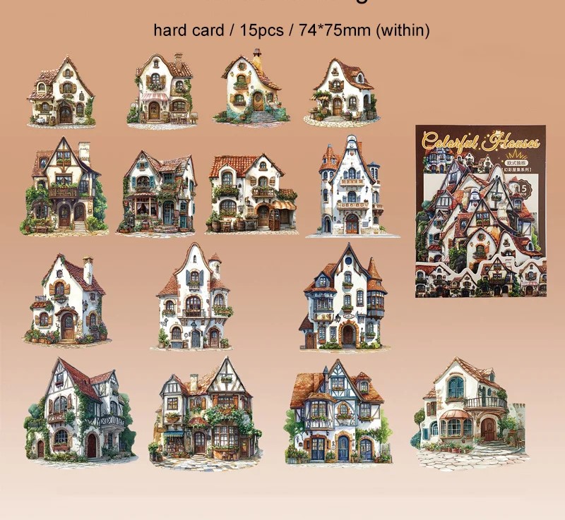 Casitas en Cartón Fino