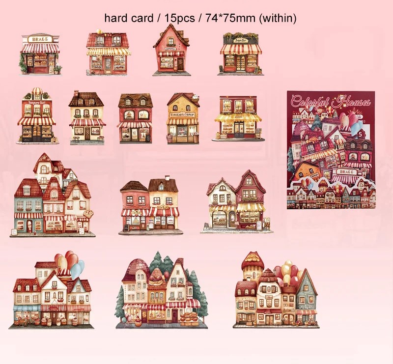 Casitas en Cartón Fino