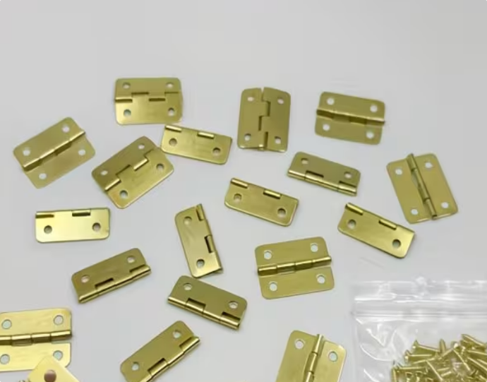 Bisagra recta dorada