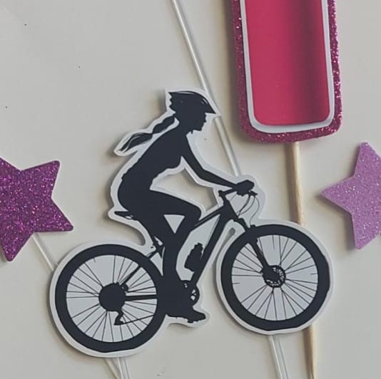 Die Cut Deportista en Bicicleta
