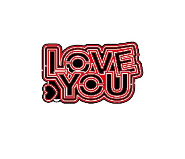 Die Cut Love You