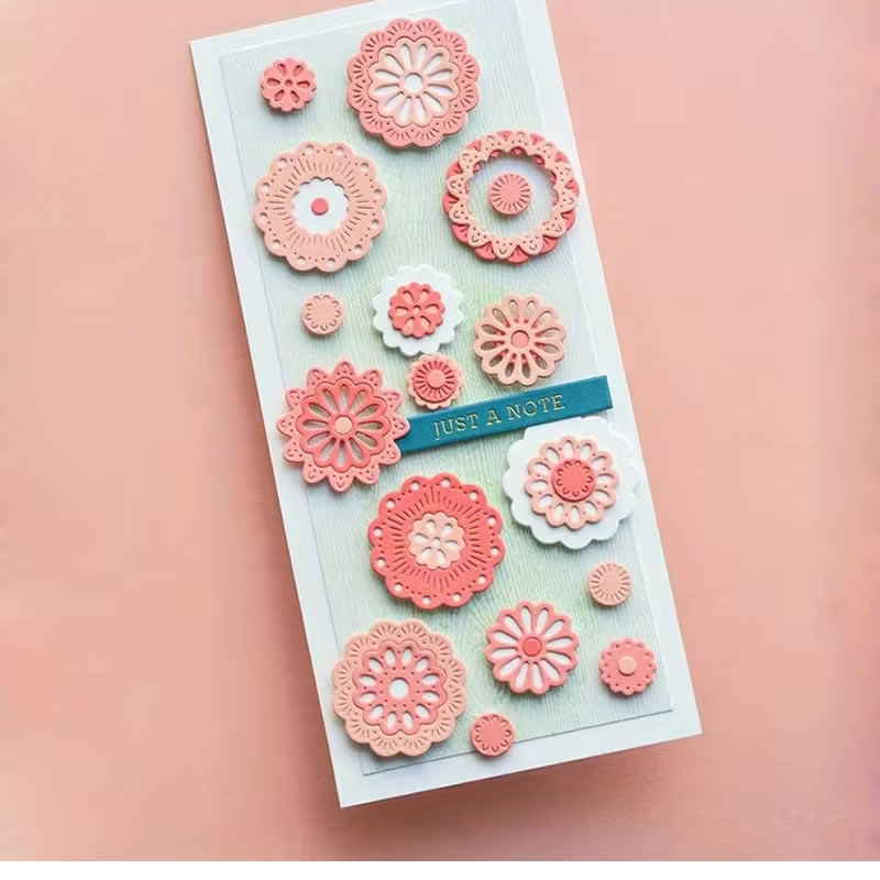 Die Cut Florcitas Shabby x 4
