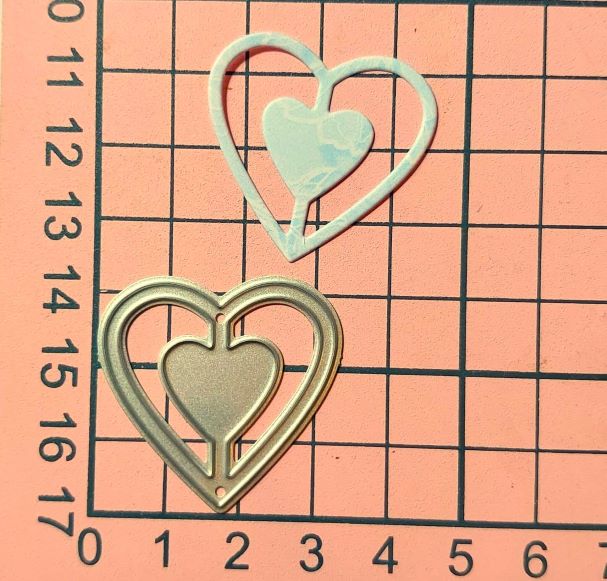 Die Cut Corazoncitos Dobles