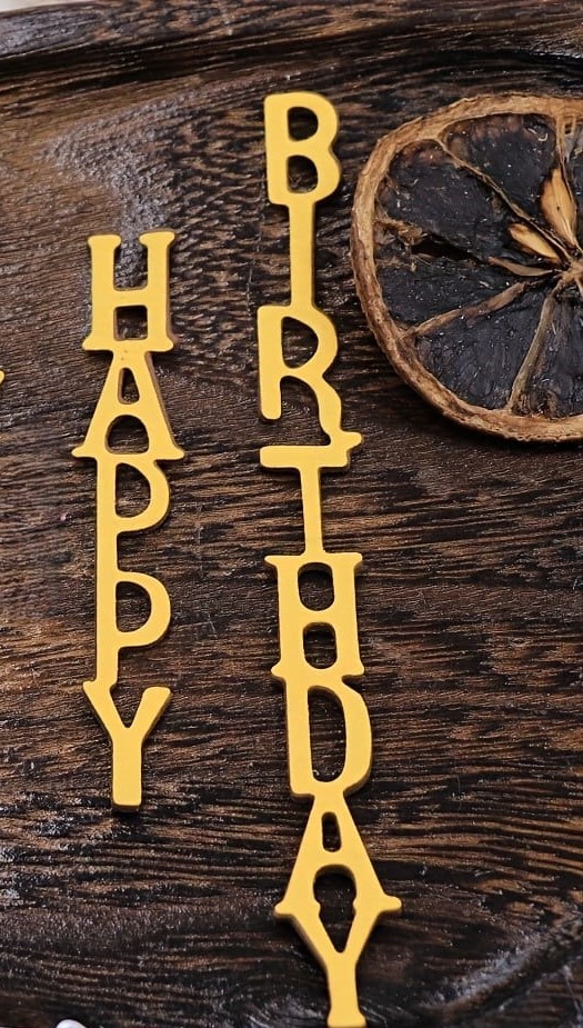 Die Cut Happy Birthday Vertical