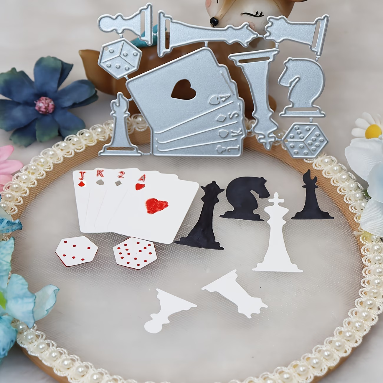 Die Cut Ajedrez y Cartas