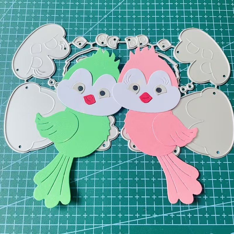 Die Cut Pajaritos Dobles