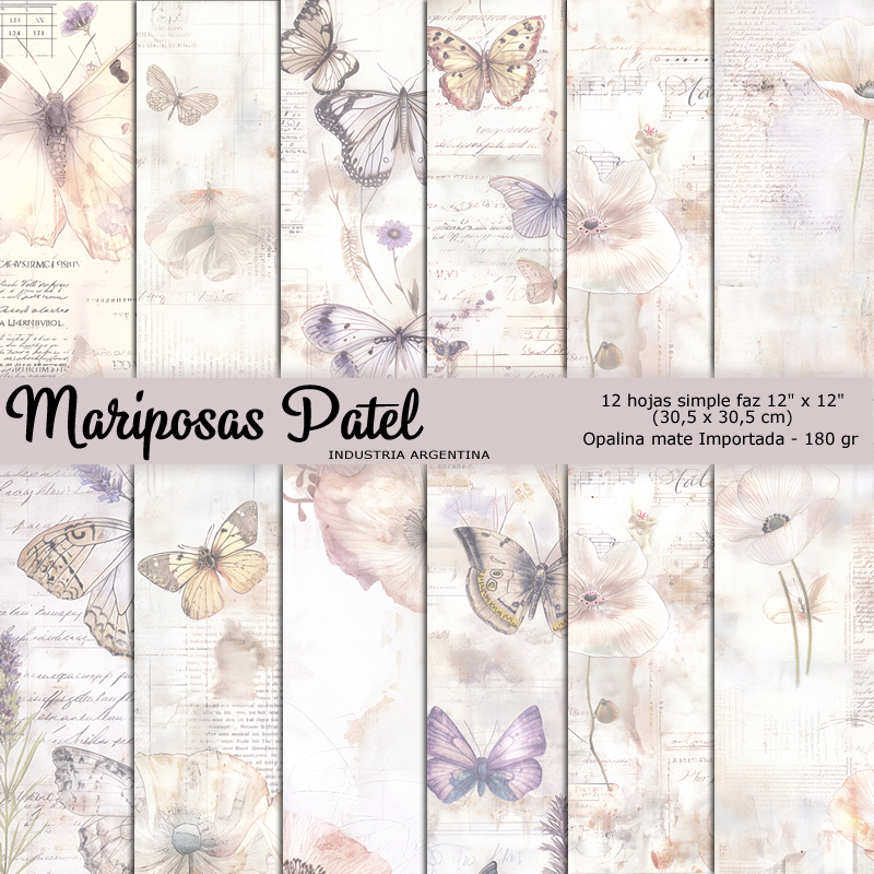 Colección Mariposas Pastel