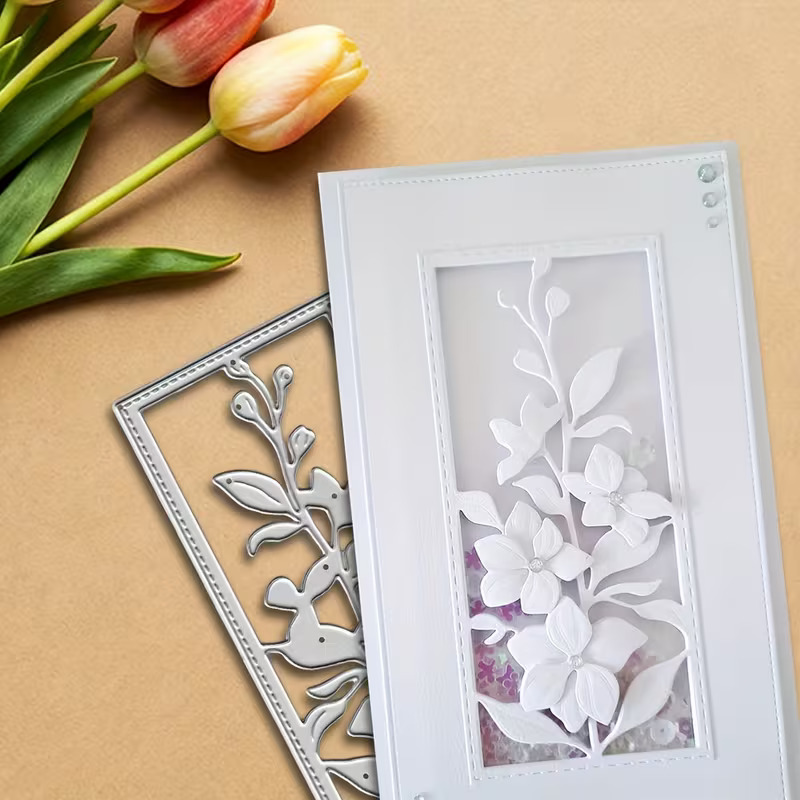 Die Cut Rectángulo con Rama