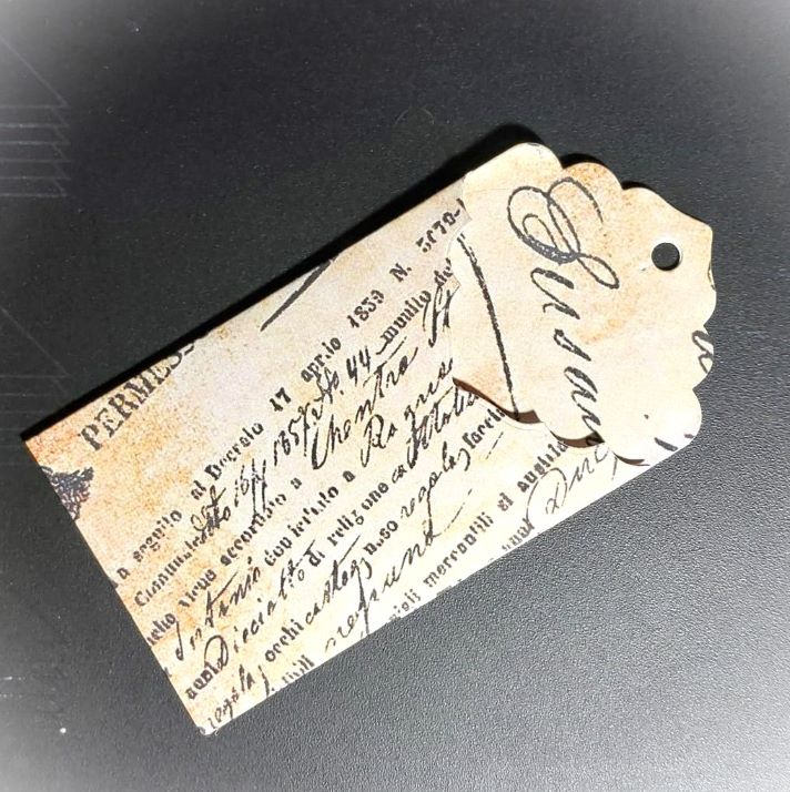 Die Cut Sobre Borde Ondeado