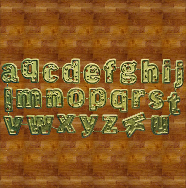 Die Cut ABC 1 cm Minúsculas