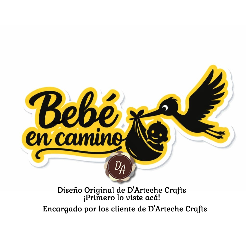 Die Cut Bebé en Camino