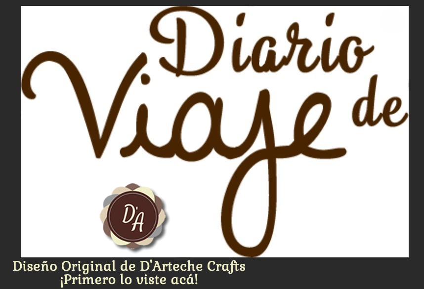 Die Cut Diario de Viaje
