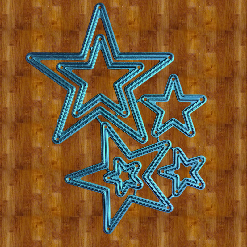 Die Cut Estrellitas x 6