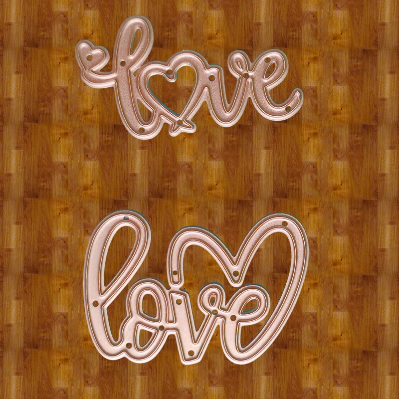 Die Cut Love x 2 Modelos