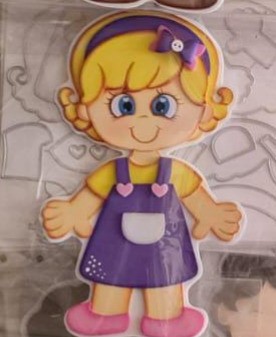 Die Cut Nena de Jardín 15 cm