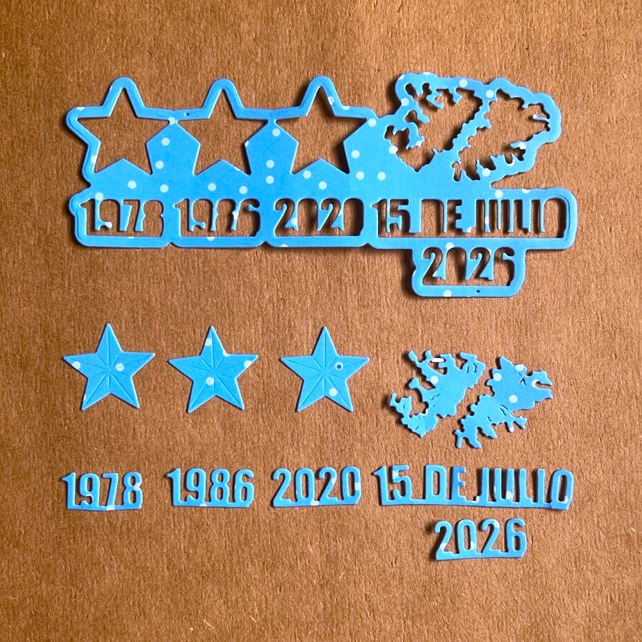 Die Cut Malvinas y Campeones